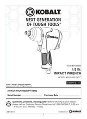 Kobalt 0100966 Manual Del Usario