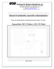 ESE Aquachlor AC-25S Solar Manual De Instalación, Operación Y Mantenimiento