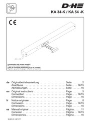 D+H KA 34-K Manual Original