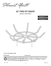 Pleasant Hearth OFP24WG Manual De Instrucciones