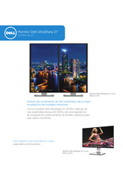 Dell UltraSharp 27 Manual Del Usario