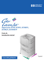 HP Color LaserJet 8550GN Guía De Instalación Inicial