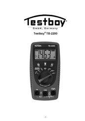 Testboy TB-2200 Instrucciones De Empleo