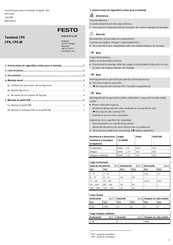 Festo CPX Instrucciones Para El Montaje