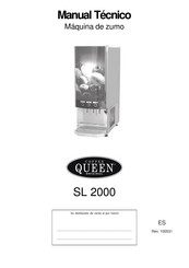 Coffee Queen SL 2000 Manual Tecnico