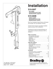 Bradley S19-300T Instalación