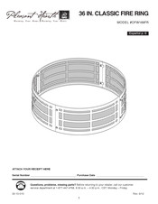 Pleasant Hearth OFW169FR Manual De Instrucciones