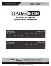 Atlas IED MA40G Manual Del Usario