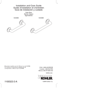 Kohler K-16158 Guía De Instalación Y Cuidado