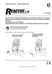 Graco Reactor E-10 Instrucciones