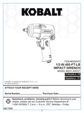 Kobalt SGY-AIR227 Manual Del Usuario