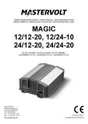 Mastervolt MAGIC 12/12-20 Manual De Utilización