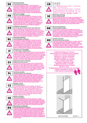 Kermi WALK-IN XB WDR/L Instrucciones Para El Montaje