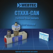 WEBTEC CT-CAN Serie Manual Del Usuario