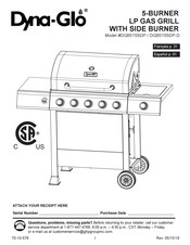 Dyna-Glo DGB515SDP Manual De Instrucciones