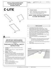 Cree C-Lite Instrucciones De Instalación