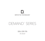 Definitive Technology D9 Manual Del Usuario