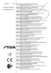 Stiga MCS 470 Li D48 Serie Manual De Instrucciones