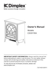 Dimplex CS33116A Manual Del Propietário