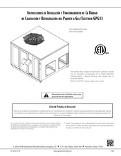 Intertek GPG13 Instrucciones De Instalación Y Funcionamiento