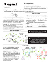 LEGRAND Wattstopper LMFC-011 Manual De Instrucciones