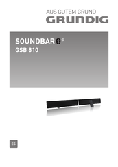 Grundig GSB 810 Guia De Inicio Rapido