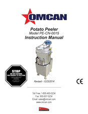 Omcan PE-CN-0015 Manual De Instrucciones