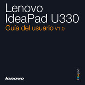 Lenovo IdeaPad U330 Touch Guia Del Usuario