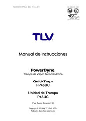 TLV PowerDyne QuickTrap P46UC Manual De Instrucciones