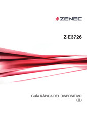 ZENEC Z-E3726 Guía Rápida Del Dispositivo