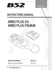 B52 ARIES PLUS FEMME Manual De Instrucciones