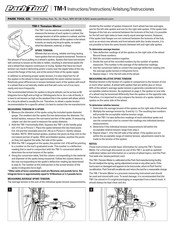 Park Tool TM-1 Manual De Instrucciones