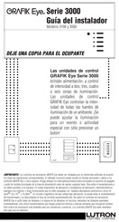 Lutron Grafik Eye 3500 Guia Del Instalador