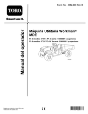 Toro Workman MDE 07299TC Manual Del Operador