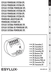 ESYLUX POWERLINE-SYSTEM EPL Manual De Instrucciones