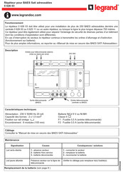 LEGRAND 0 626 03 Manual De Instrucciones