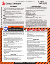 Chicago Pneumatic CP-6120 Serie Manual De Instrucciones