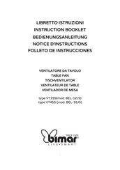 Bimar BEL-12JS Folleto De Instrucciones