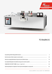 Bühler technologies TC-Double+ Guía Rápida