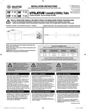 Mustee UTILATUB 15F Instrucciones Para La Instalación