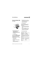 Cherry ST-1000 U Manual Del Usario