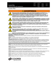 Cooper Lighting iLumin Plus ILM-0041 Instrucciones De Instalación