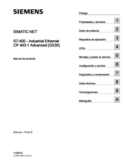 Siemens SIMATIC NET S7-400 Manual De Producto