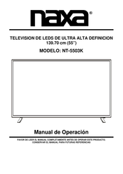 Naxa NT-5503K Manual De Operación