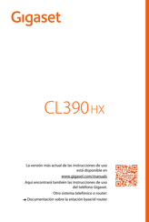 Gigaset CL390HX Manual Del Usario