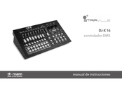 thomann Stairville DJ-X 16 Manual De Instrucciones