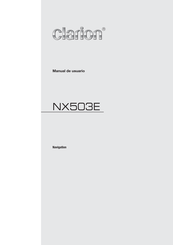 Clarion NX503E Manual De Usuario