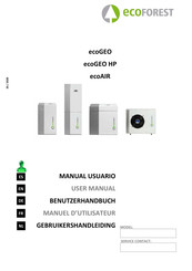 ECOFOREST ECOAIR Manual Usuario