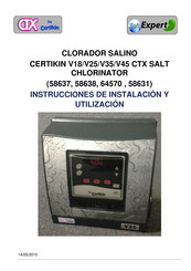 Certikin 58637 Instrucciones De Instalacion Y Utilizacion