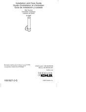 Kohler K-14483 Guía De Instalación Y Cuidado